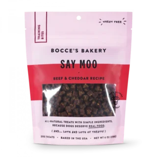 Bocce's Bakery Every Day Say Moooo Training Bites Treats